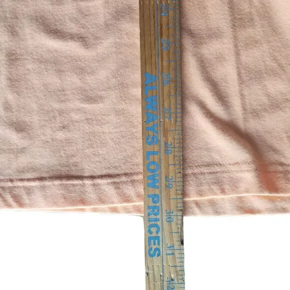 Bob Mackie Wearable Art Embroidered Cotton Stretch Top Women’s Plus 2X Peach - Picture 10 of 11